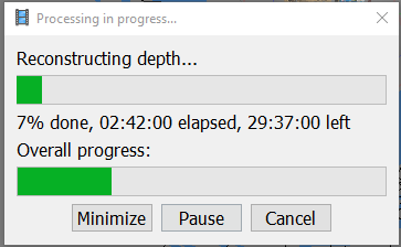 Photoscan on Paperspace CPU