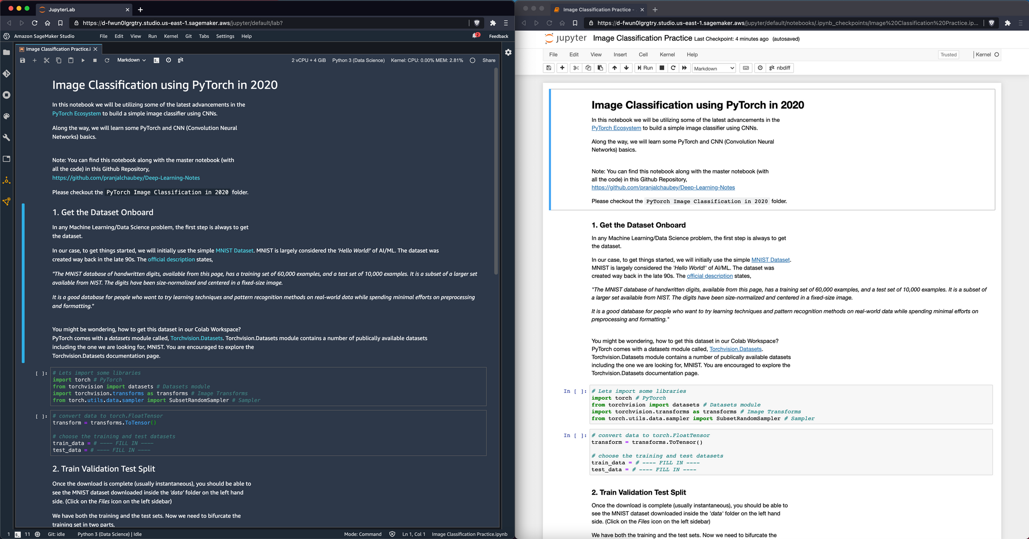 jupyterlab vs notebook