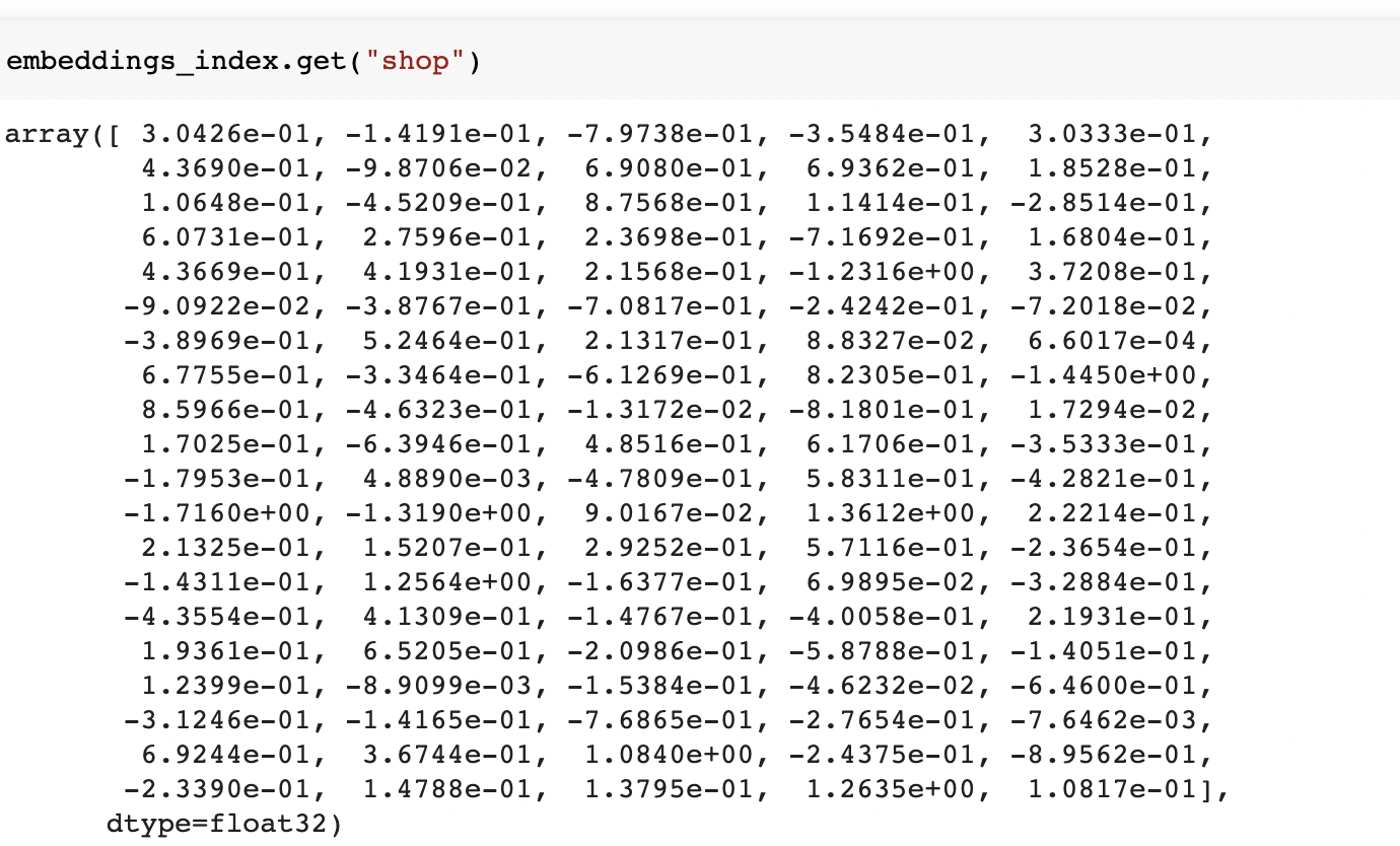 Glove tensorflow deals