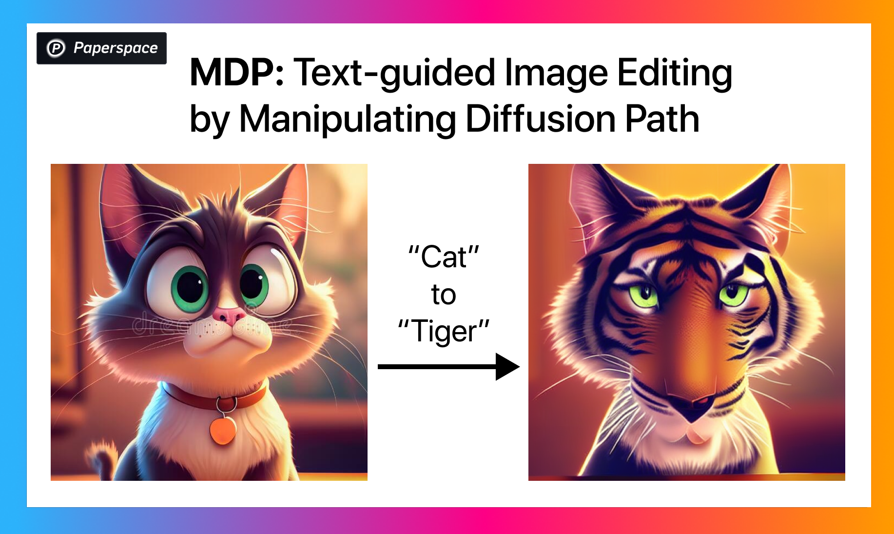 Mdp text guided image editing by manipulating diffusion path