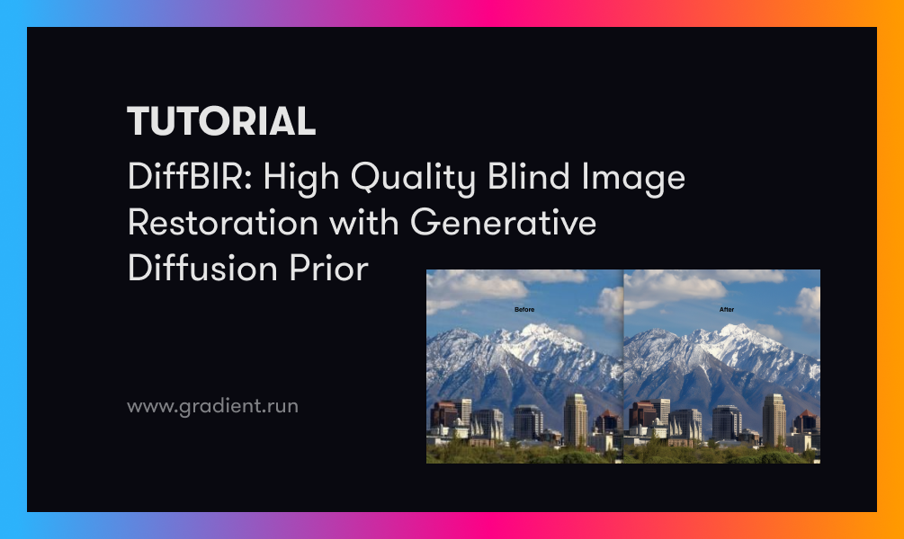 DiffBIR: High Quality Blind Image Restoration with Generative Diffusion Prior