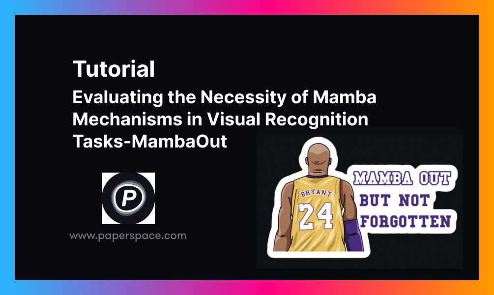 MambaOut for visual recognition tasks